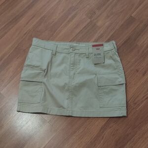 Levi's '94 Cargo Mini Skirt in Light Khaki